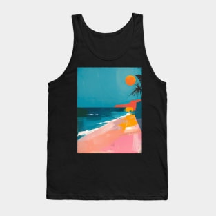 peach fuzz beach summer time serenity Tank Top